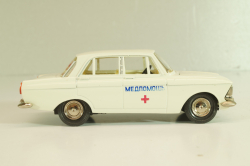 Москвич-412 А2, Медпомощь, февраль 1985г., кремовый, Тантал/Радон 1:43