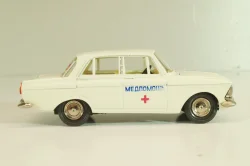 Москвич-412 А2, Медпомощь, февраль 1985г., кремовый, Тантал/Радон 1:43