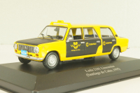 Ваз-2101Жигули Limousine Taxi Santiago de Cuba 1995, yellow/black, Altaya 1:43