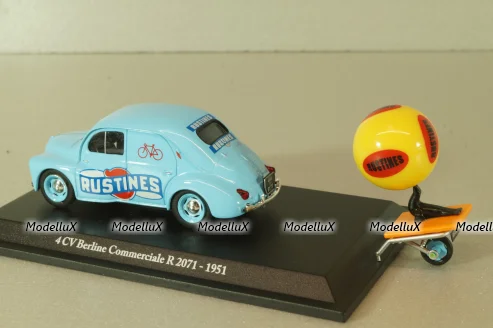 Renault 4CV Berline Commerciale Rustines 1951, blue, Eligor 1:43