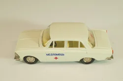 Москвич-412 А2, Медпомощь, февраль 1985г., кремовый, Тантал/Радон 1:43