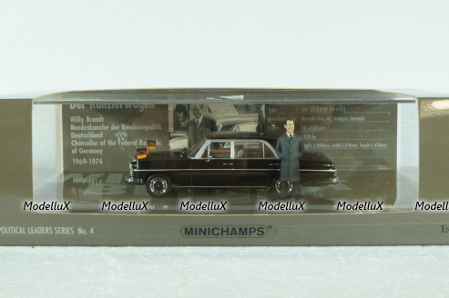Mercedes 300 SEL 6,3 Willy Brandt 1970, 436039100, Minichamps 1:43 