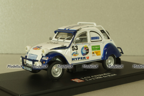 Citroën 2CV 4x4 2MB Tunisia Raid 2002, Altaya 1:43