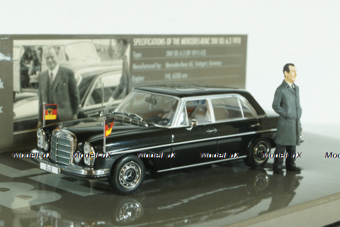 Mercedes 300 SEL 6,3 Willy Brandt 1970, 436039100, Minichamps 1:43