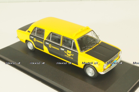 Ваз-2101Жигули Limousine Taxi Santiago de Cuba 1995, yellow/black, Altaya 1:43