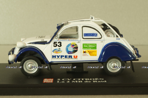 Citroën 2CV 4x4 2MB Tunisia Raid 2002, Altaya 1:43