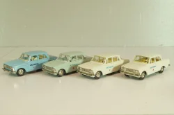 Москвич-412, Медпомощь, голубой, Тантал/Радон 1:43