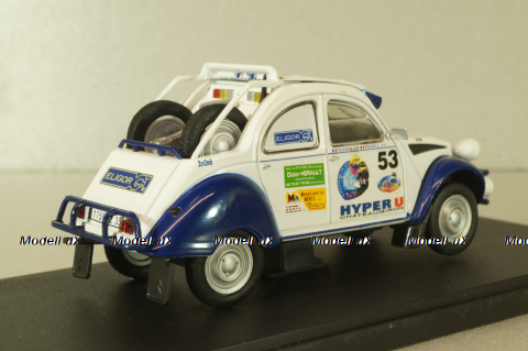 Citroën 2CV 4x4 2MB Tunisia Raid 2002, Altaya 1:43