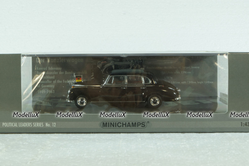 Mercedes 300B (W186 III) 1955 Konrad Adenauer, 436039000, Minichamps 1:43