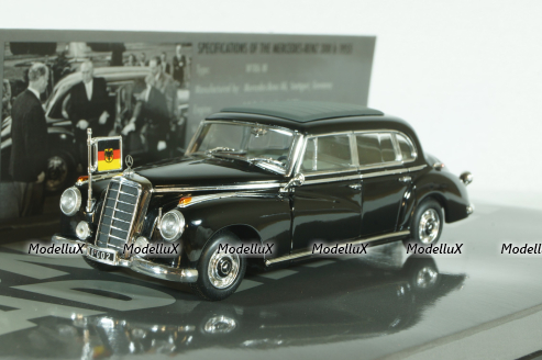 Mercedes 300B (W186 III) 1955 Konrad Adenauer, 436039000, Minichamps 1:43