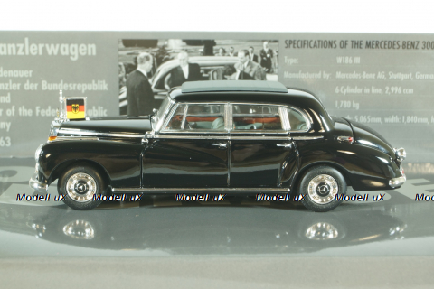 Mercedes 300B (W186 III) 1955 Konrad Adenauer, 436039000, Minichamps 1:43