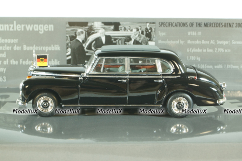 Mercedes 300B (W186 III) 1955 Konrad Adenauer, 436039000, Minichamps 1:43