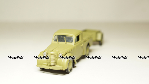 Москвич 400-420Б пикап с прицепом, Vector Models 1:43