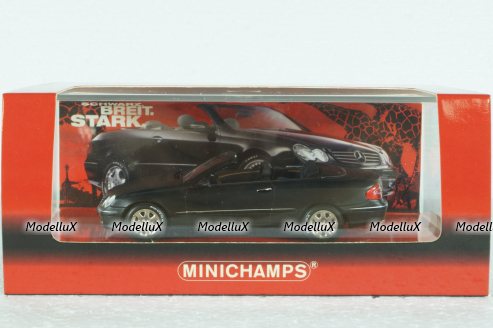 Mercedes CLK Cabriolet (A209) black, 2003, Fulda Collection, 436031432, Minichamps 1:43