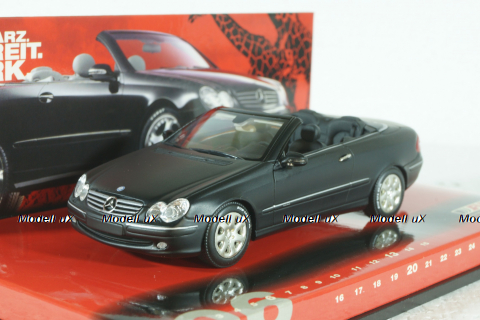Mercedes CLK Cabriolet (A209) black, 2003, Fulda Collection, 436031432, Minichamps 1:43