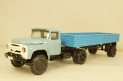 Зил-130 В1 с п/прицепом Одаз-885, февраль 1988г., Электроприбор 1:43