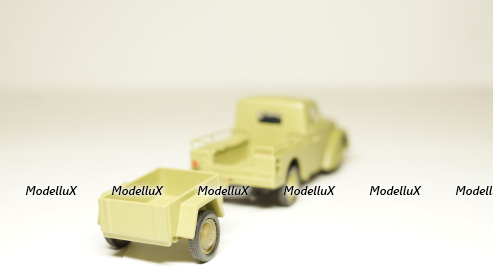 Москвич 400-420Б пикап с прицепом, Vector Models 1:43
