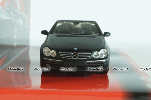 Mercedes CLK Cabriolet (A209) black, 2003, Fulda Collection, 436031432, Minichamps 1:43