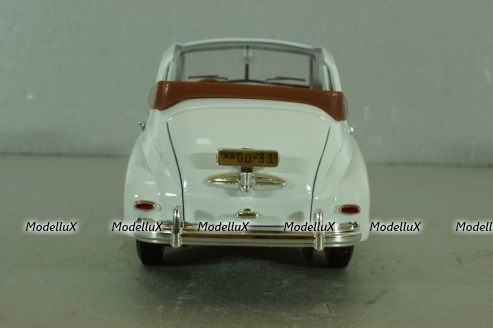 Газ-М20 победа кабриолет, белый, 24215, Lucky die cast 1:24