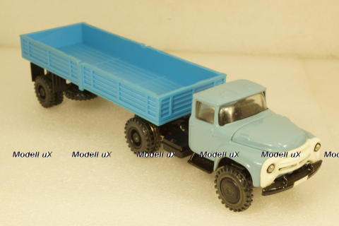 Зил-130 В1 с п/прицепом Одаз-885, февраль 1988г., Электроприбор 1:43