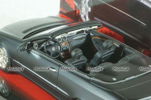 Mercedes CLK Cabriolet (A209) black, 2003, Fulda Collection, 436031432, Minichamps 1:43