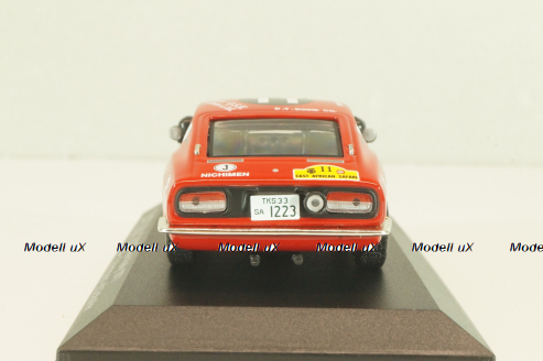 Datsun 240Z #11 Rally Safari 1971, E.Herrmann/H.Schuller, red/black, Altaya 1:43