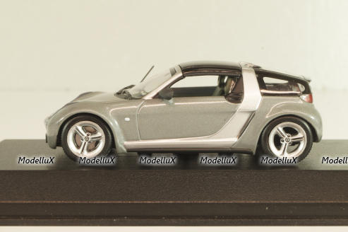 Smart Roadster Coupe 2003, grey, 0014181, Minichamps 1:43