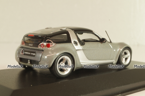 Smart Roadster Coupe 2003, grey, 0014181, Minichamps 1:43