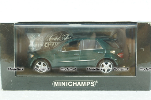 Mercedes-Benz ML 500  (W164) 2005 darkgreen, 400034500, Minichamps 1:43