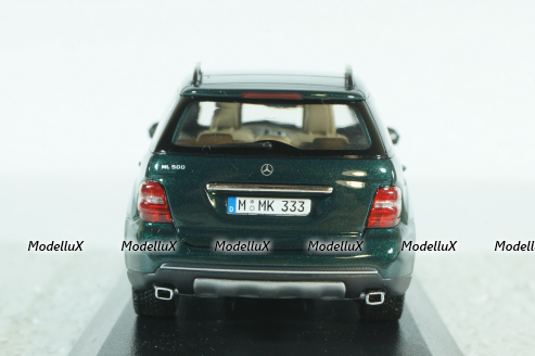 Mercedes-Benz ML 500  (W164) 2005 darkgreen, 400034500, Minichamps 1:43