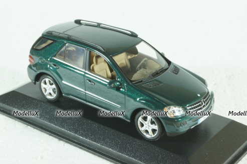 Mercedes-Benz ML 500  (W164) 2005 darkgreen, 400034500, Minichamps 1:43
