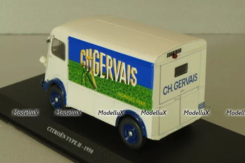 Citroen Type H van Ch.Gervais, whate, Altaya Utilitares Citroen #1 1:43