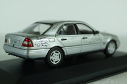 Mercedes C180 (W202) Athletic World Championship, Stuttgart 1993, 430032105, Minichamps 1:43 Уценка!