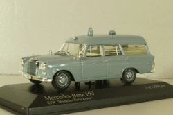 Mercedes-Benz 190 (W121) Ambulance 1961, grey, 400037270, Minichamps 1:43