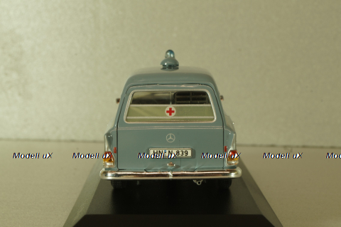 Mercedes-Benz 190 (W121) Ambulance 1961, grey, 400037270, Minichamps 1:43