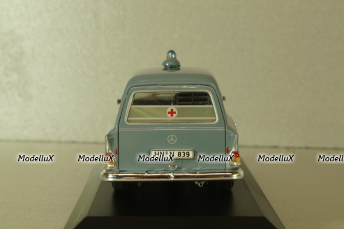 Mercedes-Benz 190 (W121) Ambulance 1961, grey, 400037270, Minichamps 1:43
