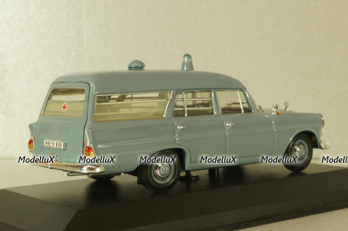 Mercedes-Benz 190 (W121) Ambulance 1961, grey, 400037270, Minichamps 1:43