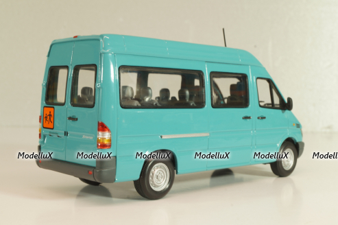Mercedes-Benz Sprinter 316 CDI van, blue, 400031110, Minichamps 1:43