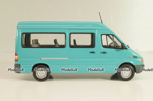 Mercedes-Benz Sprinter 316 CDI van, blue, 400031110, Minichamps 1:43