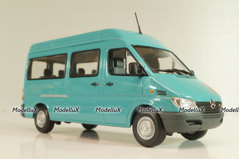 Mercedes-Benz Sprinter 316 CDI van, blue, 400031110, Minichamps 1:43
