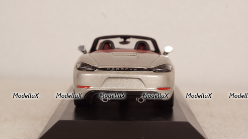 Porsche 982 Boxster "25 Years" GT-silver metallic, Minichamps 1:43