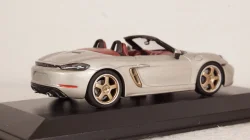 Porsche 982 Boxster "25 Years" GT-silver metallic, Minichamps 1:43