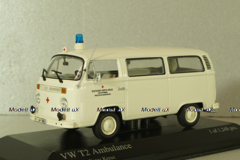 Volkswagen T2 Ambulance,white, 400053090, Minichamps 1:43