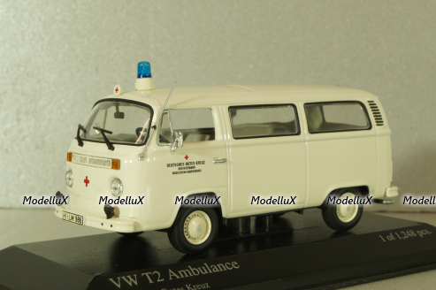 Volkswagen T2 Ambulance,white, 400053090, Minichamps 1:43