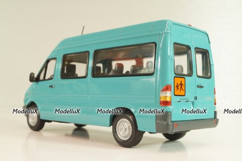 Mercedes-Benz Sprinter 316 CDI van, blue, 400031110, Minichamps 1:43