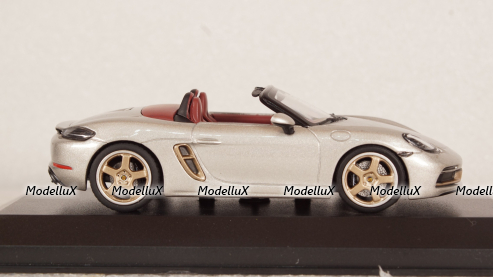 Porsche 982 Boxster "25 Years" GT-silver metallic, Minichamps 1:43