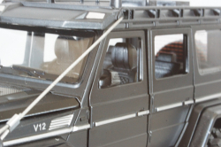 Mercedes Brabus 550 Adventure G-Class 4x4² 2017, black, 24722B, Che Zhi 1:24