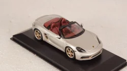 Porsche 982 Boxster "25 Years" GT-silver metallic, Minichamps 1:43