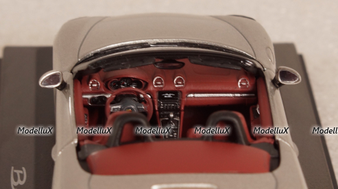 Porsche 982 Boxster "25 Years" GT-silver metallic, Minichamps 1:43