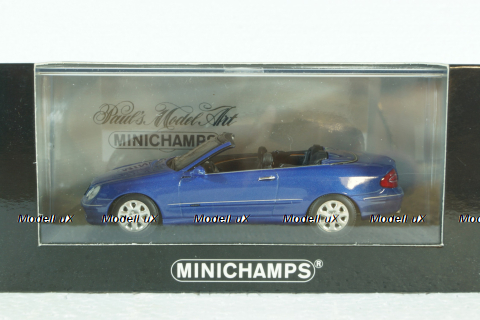Mercedes CLK Cabriolet (A209) 2003 blue 400031431 Minichamps 1:43 